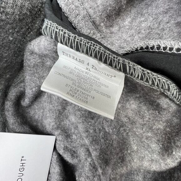 New Threads For Thought Men US XL Grey Pant Casual Sport Striped Joggers  - Picture 11 of 11